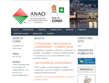 Tablet Screenshot of anacicomo.it